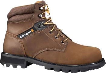 Carhartt CMW6274 Traditional Welt, Men's, Brown, Steel Toe, EH, 6 Inch, Work Boot