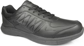 Genuine Grip GGM1600 1600 Athletic, Men's, Black, Soft Toe, Slip Resistant, Athletic Work Shoe
